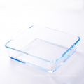 Square Tray glass baking dish oven temperature with lid oven safe baking dish